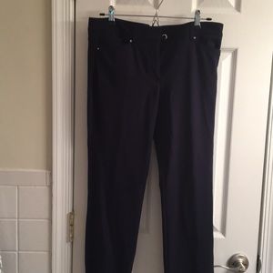 Pants navy blue with pockets